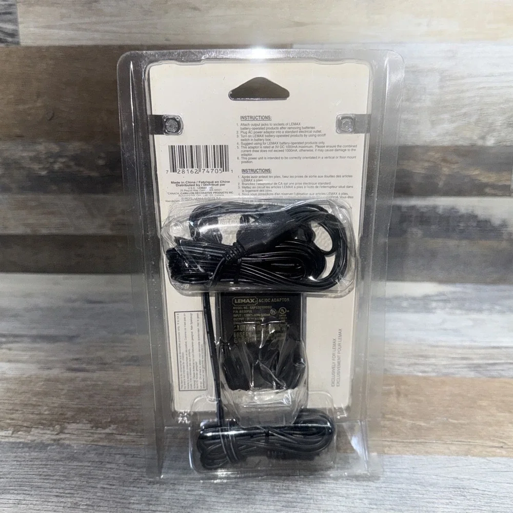 Lemax Spooky Town Collection 3V Switching Mode Power Adaptor 4-Output Jacks New